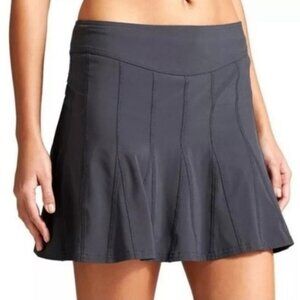 Athleta Wear About Skort Grey Pleated Skirt Skort 4